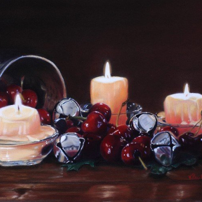 “Christmas Light Reflections”