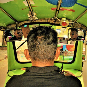 “Having a Look Look In a Tuk Tuk”