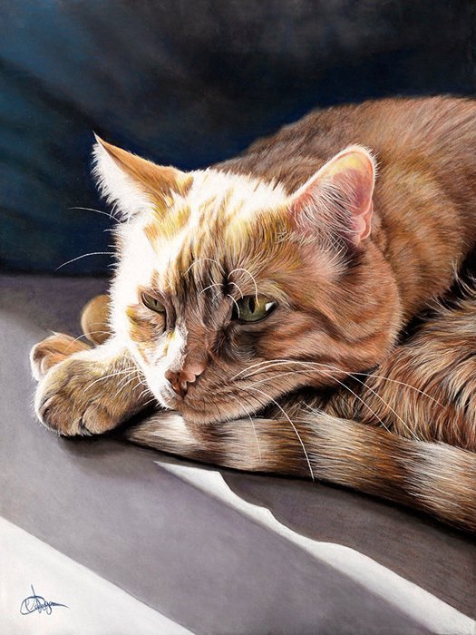 3rd Place(Traditional) Cecile Carrega - Crga Pastel Animalier