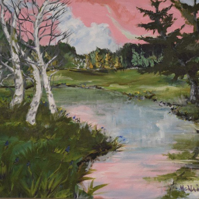 “Enchanted Forest and Lake”