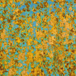 “City Jewels No. 3 Aqua and Gold: Rankin Street NE 30308”