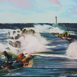 “Pathway to lighthouse”
