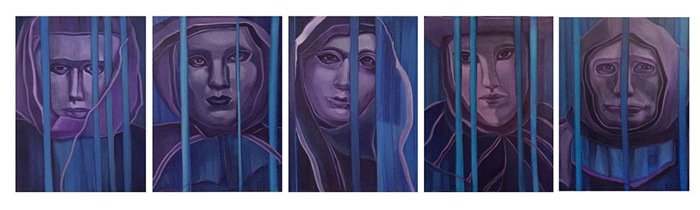 “Pentaptych, The Gaze”