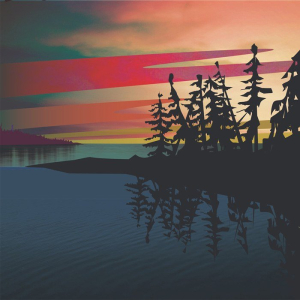 "Sunrise on Lake Sakami”
