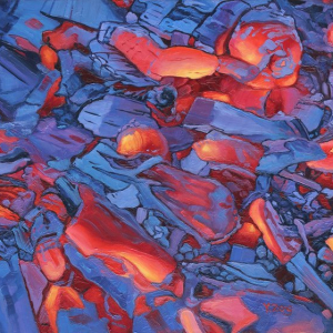 “Hot blue coal”