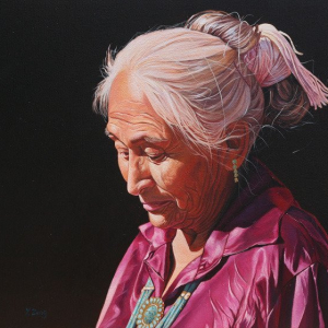 “Senior tribe woman portrait”